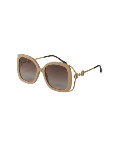 Gucci GG1021s 003 Square Shape Beige Cafe degradado