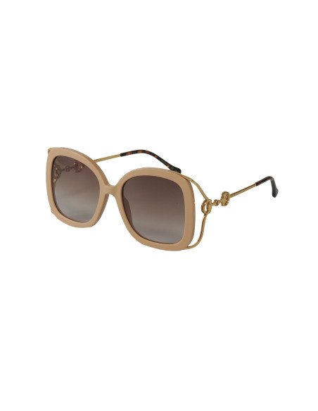 Gucci GG1021s 003 Square Shape Beige Cafe degradado