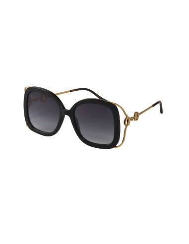Gucci GG1021S 002 Square Shape Negro Gris degradado
