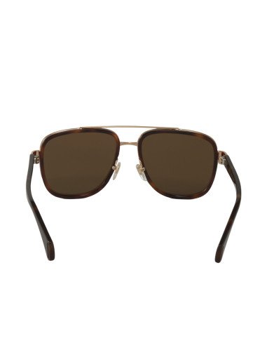 Gucci Gg0448s 005 Aviator Carey Cafe Ambar Acetato Original | Sunni...