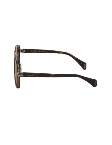 Gucci Gg0448s 005 Aviator Carey Cafe Ambar Acetato Original | Sunni...