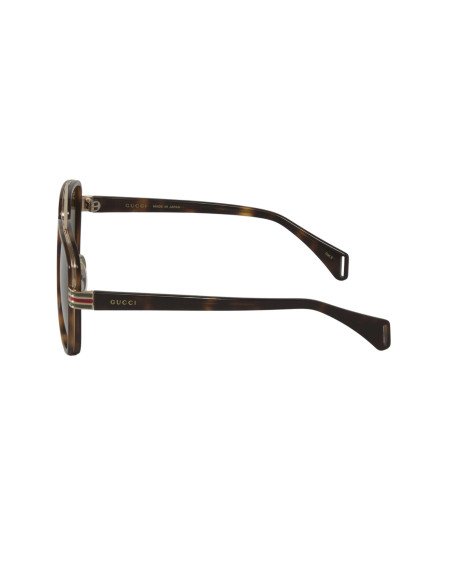 Gucci Gg0448s 005 Aviator Carey Cafe Ambar Acetato Original | Sunni...