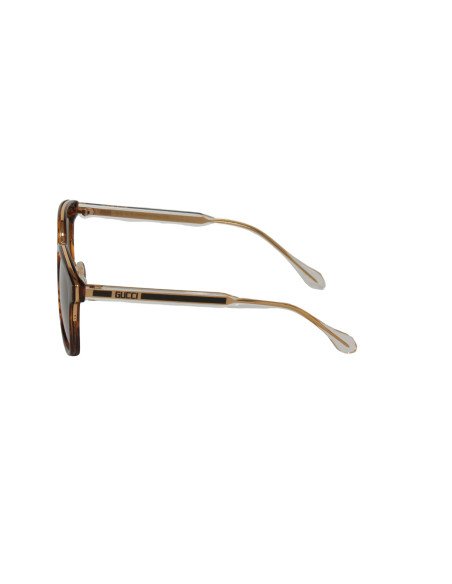 Gucci GG0563SKN 002 New Square Shape Carey Dorado