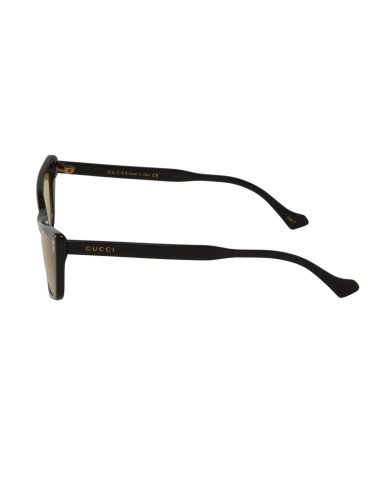Gucci Gg0626s 002 Fashion Inspired Negro Ambar Dorado | Sunnies.uno