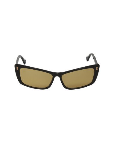 Gucci Gg0626s 002 Fashion Inspired Negro Ambar Dorado | Sunnies.uno