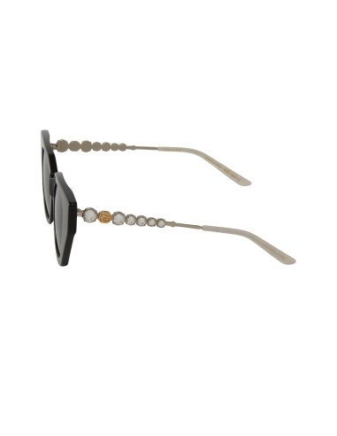 Gucci GG0641S 001 Eye Cat Jewelry Negro Dorado Original