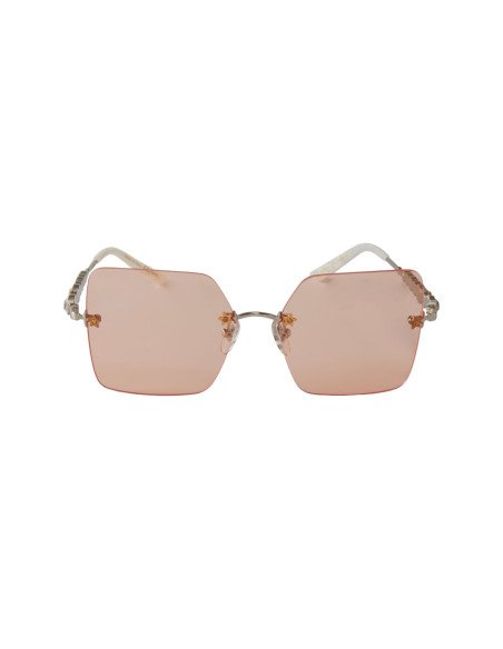 Gucci GG0644S 003 Square Shape Rosa Transparente Plata