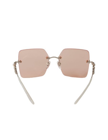 Gucci GG0644S 003 Square Shape Rosa Transparente Plata