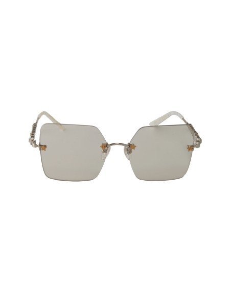 Gucci GG0644S 004 Square Shape Gris Transparente Plata