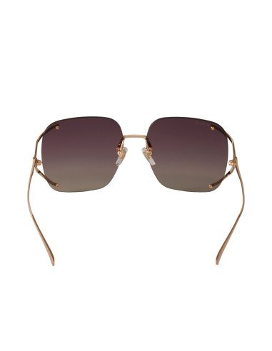Gucci GG0646S 003 Square Shape Vino Degradado Dorado