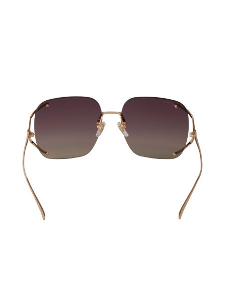 Gucci GG0646S 003 Square Shape Vino Degradado Dorado