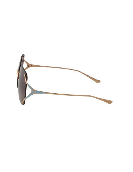 Gucci GG0646S 003 Square Shape Vino Degradado Dorado