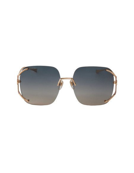 Gucci GG0646S 004 Square Shape Gris Degradado Dorado