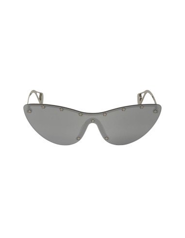 Gucci GG0666S 002 Eye Cat Stars Plata Espejo Original