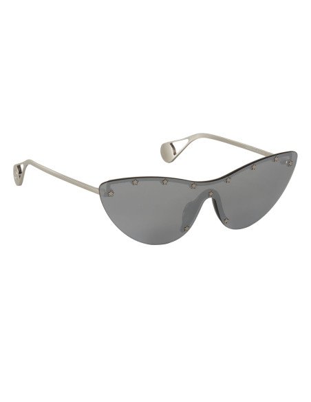 Gucci GG0666S 002 Eye Cat Stars Plata Espejo Original