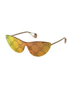 Gucci GG0666S 003 Eye Cat Stars Tornasol Dorado Original