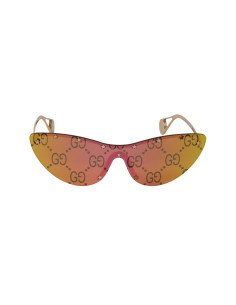 Gucci GG0666S 003 Eye Cat Stars Tornasol Dorado Original 2