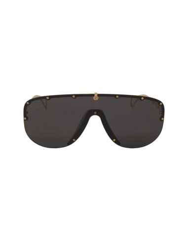 Gucci GG0667S 001 Aviator Fashion Negro Dorado Original