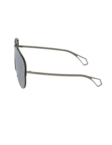Gucci GG0667S 002 Aviator Fashion Plata Gris Original