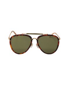 Gucci GG0672S 001 New Aviator Negro Dorado Original 2