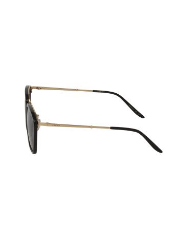 Gucci Gg0673S 001 Square Metal Negro Dorado