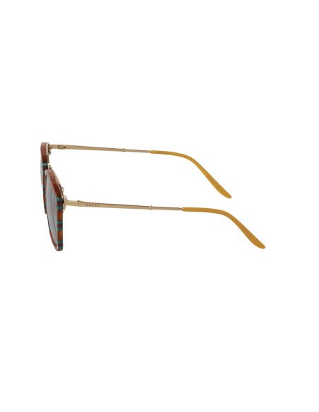 Gucci Gg0673S 003 Square Metal Naranja Verde Original | Sunnies.uno