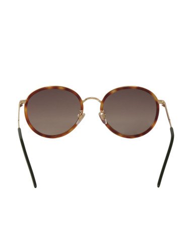 Gucci Gg0677SK 003 Round Metal Carey Cafe Degradado