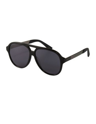 Gucci Gg0688S 001 Aviator Metal Negro Gris Original Clasico | Sunni...