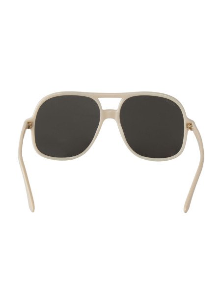 Gucci GG0706S 003 New Aviator Plata Espejo Beige Original | Sunni...