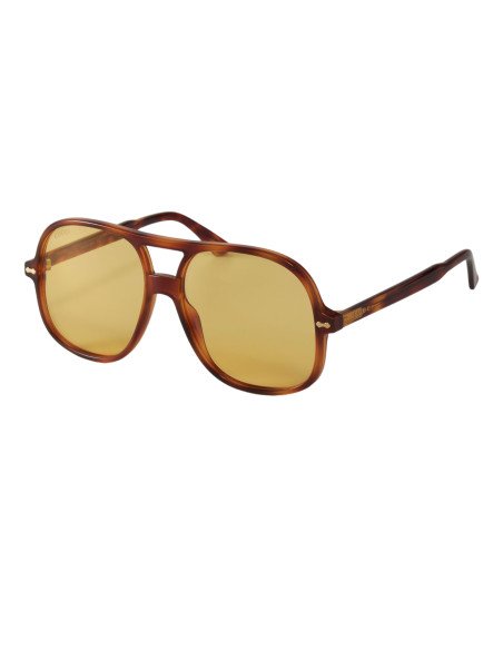 Gucci GG0706S 003 New Aviator Plata Espejo Beige Original | Sunni...