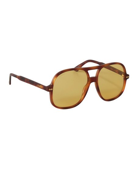 Gucci GG0706S 003 New Aviator Plata Espejo Beige Original | Sunni...