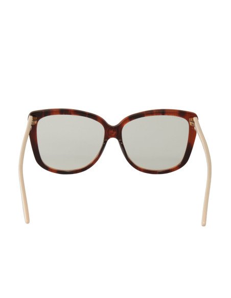 Gucci GG0709S 003 Square Shape Ivory White yellow