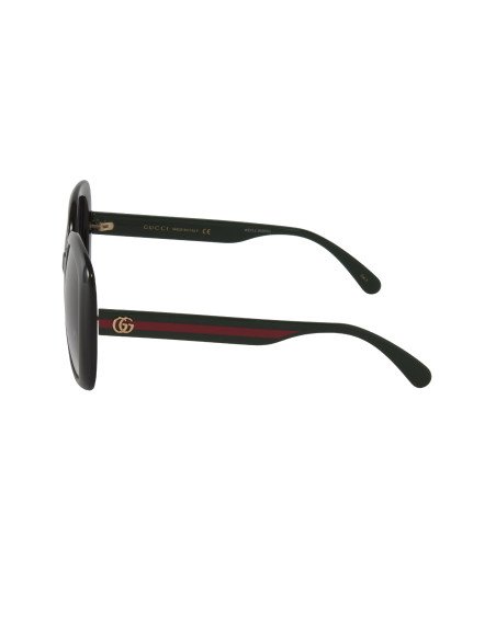 Gucci GG0713S 001 Square Shape Gris Degradado Verde
