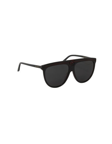 Gucci Gg0732S 001 Fashion Aviator Ivory Black Gris transparente | Sunnies.UNO