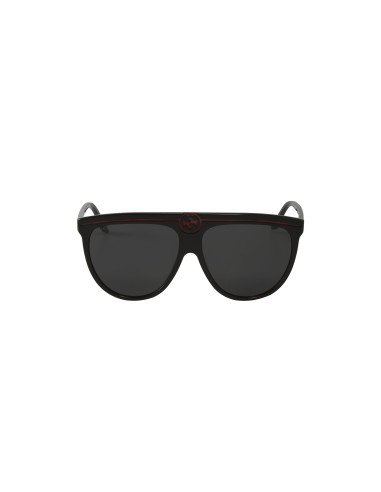Gucci Gg0732S 001 Fashion Aviator Ivory Black Gris transparente | Sunnies.UNO