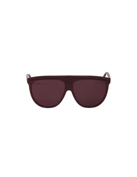 Gucci Gg0732S 003 Fashion Aviator Ivory Red Vino transparente | Sunnies.UNO