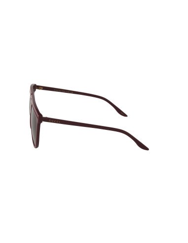 Gucci Gg0732S 003 Fashion Aviator Ivory Red Vino transparente | Sunnies.UNO
