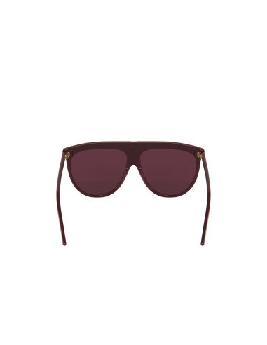 Gucci Gg0732S 003 Fashion Aviator Ivory Red Vino transparente | Sunnies.UNO