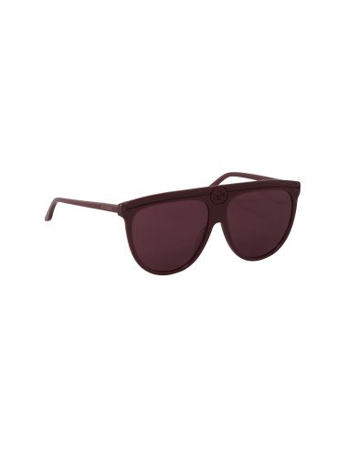 Gucci Gg0732S 003 Fashion Aviator Ivory Red Vino transparente | Sunnies.UNO