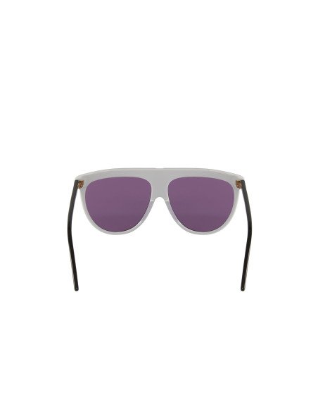 Gucci Gg0732S 004 Fashion Aviator Ivory Black Lila transparente | Sunnies.UNO