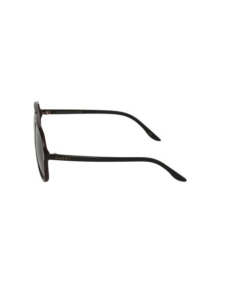 Gucci Gg0734S 001 Square Aviator Negro Gris Original | Sunnies.uno