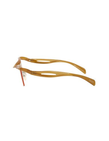 Prada SPR A15 13S-80E Morph Small Square Shape Cognac