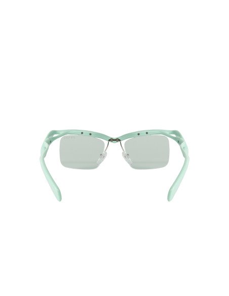 Prada SPR A15 17Q-4R0 Morph Small Square Shape Mint Green