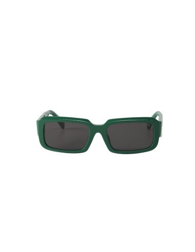 Prada SPR 27ZS 11L-08Z Square Shape Green Gray