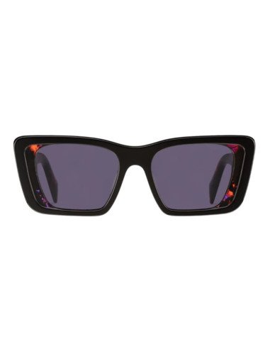 Prada SPR 08YS 04V-6O2 Oversized rectangular Black Violet