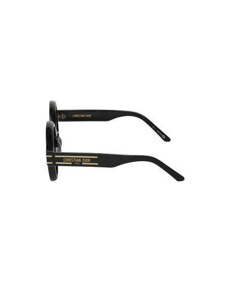 Dior Signature R1U 10A0 Round Shape Negro Dorado