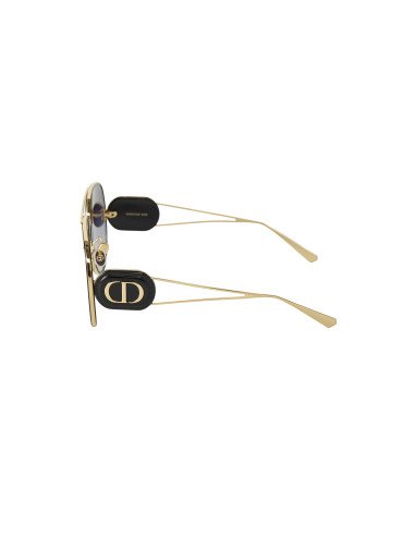Christian Dior Bobby A1U B4A1 Negro degradado Dorado