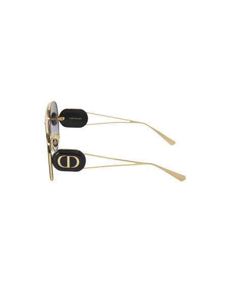 Christian Dior Bobby A1U B4A1 Negro degradado Dorado