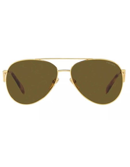 Prada SPR 73ZS 5AK-01T Piloto Gota Gold Brown