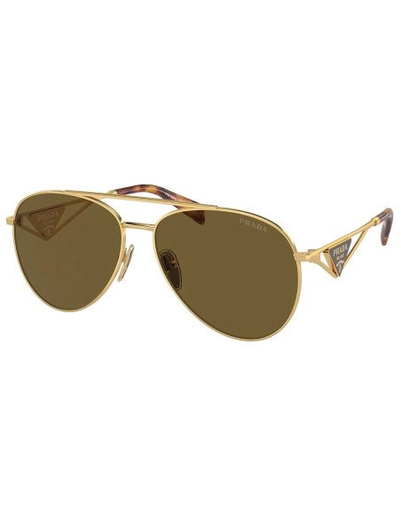 Prada SPR 73ZS 5AK-01T Piloto Gota Gold Brown